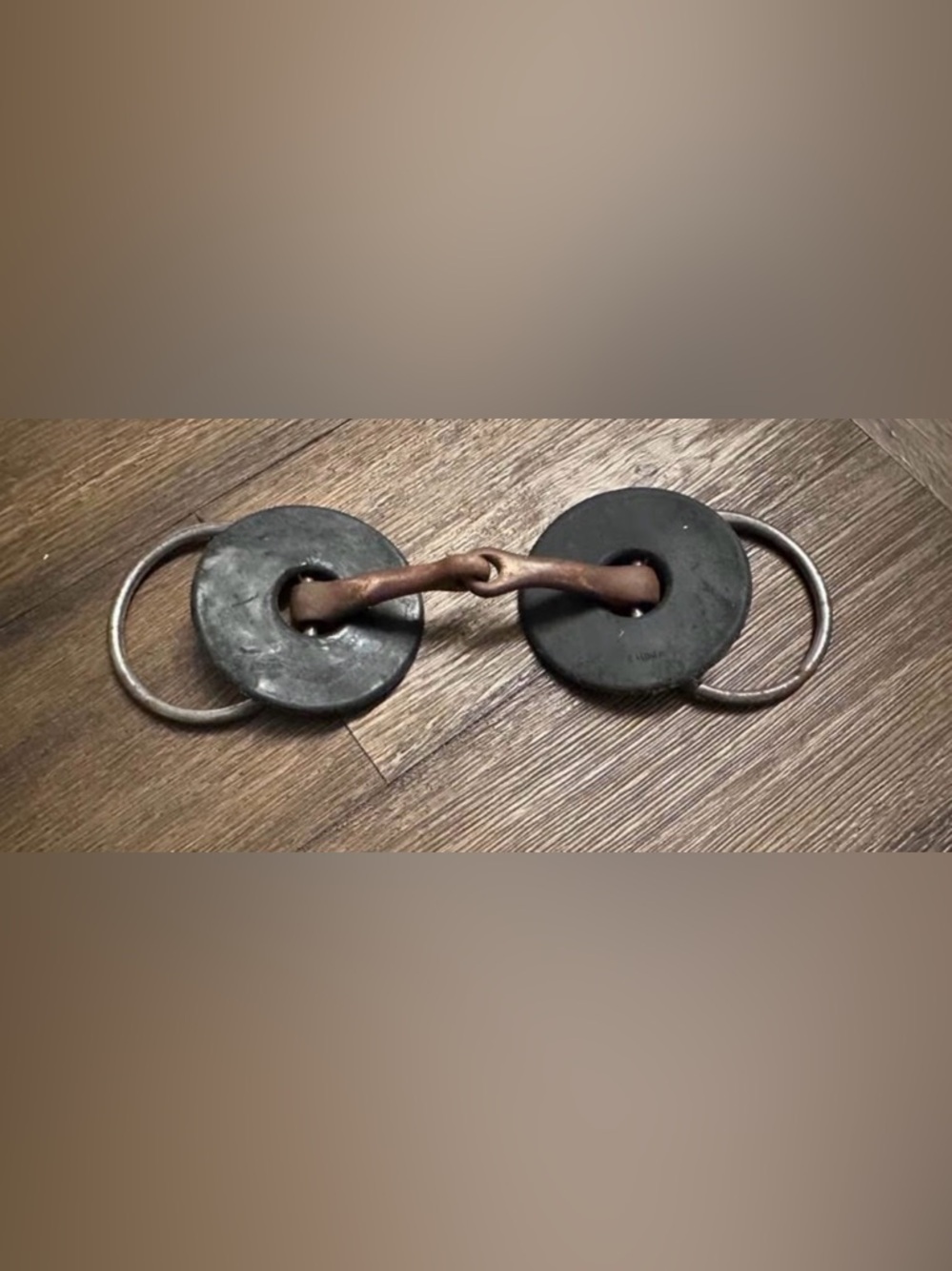 Horse Tack - 5” Loose Ring Snaffle Bit with Rubber Guards